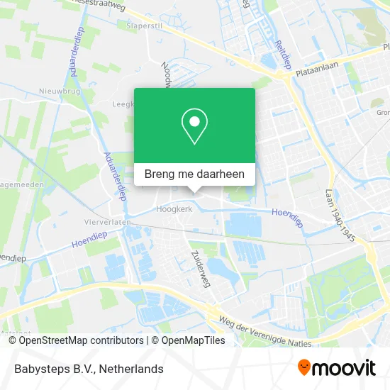 Babysteps B.V. kaart