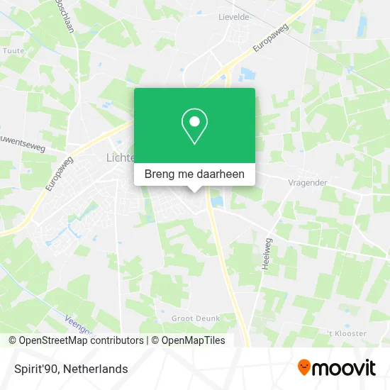 Spirit'90 kaart