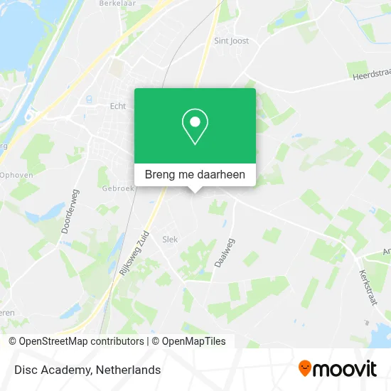 Disc Academy kaart