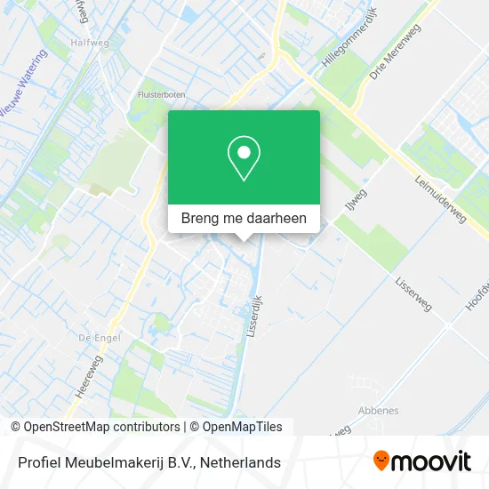 Profiel Meubelmakerij B.V. kaart