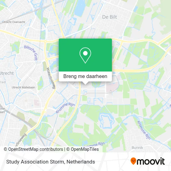Study Association Storm kaart