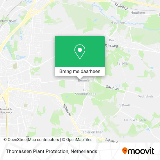 Thomassen Plant Protection kaart