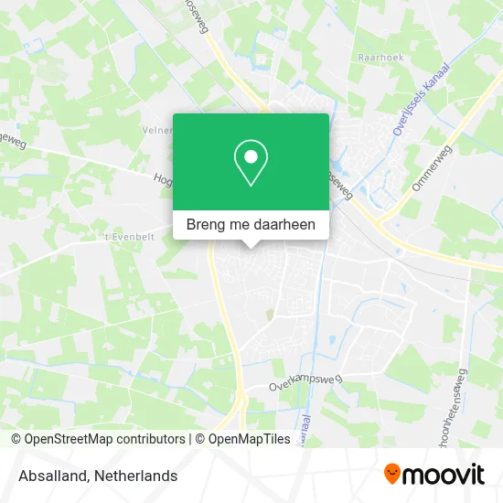 Absalland kaart