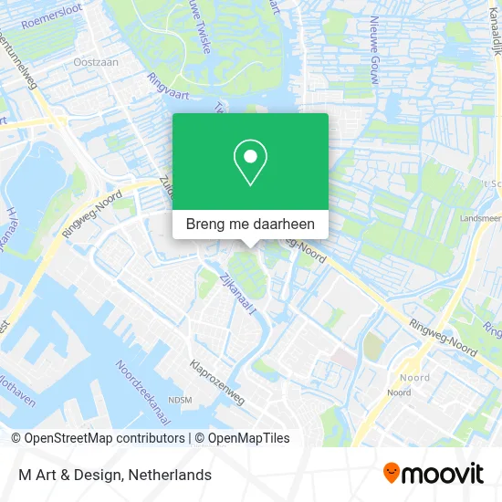 M Art & Design kaart