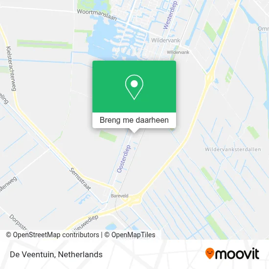 De Veentuin kaart
