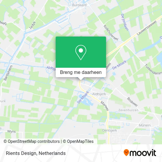 Rients Design kaart