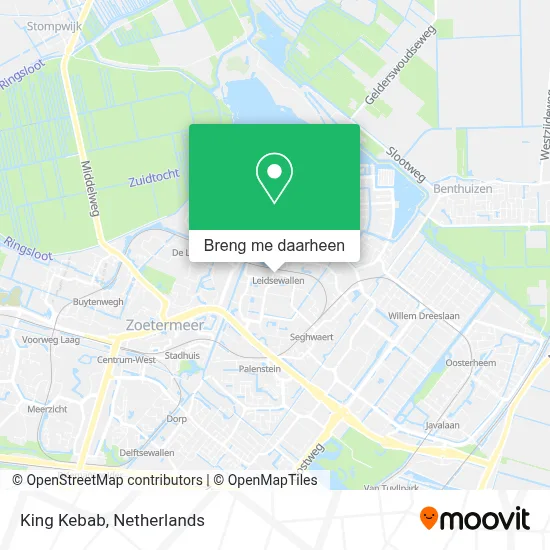 King Kebab kaart
