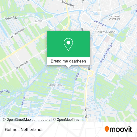 Golfnet kaart