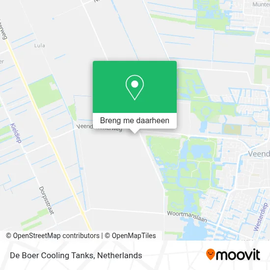 De Boer Cooling Tanks kaart