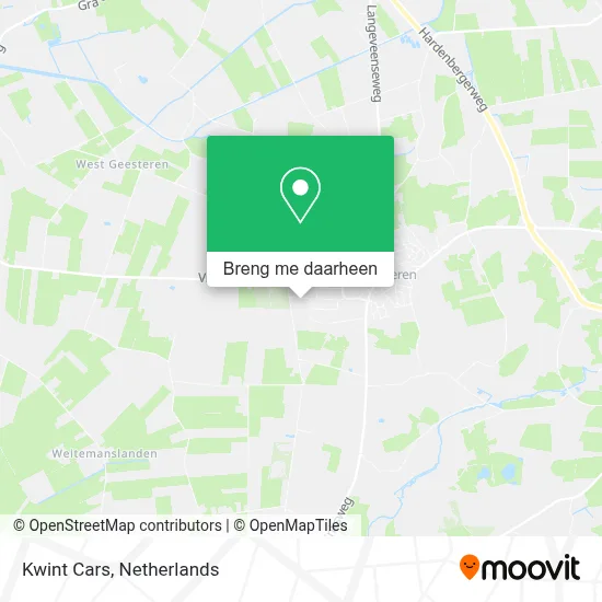 Kwint Cars kaart