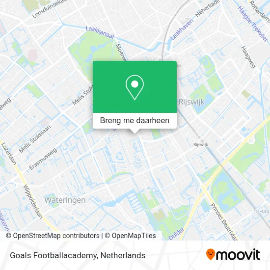 Goals Footballacademy kaart