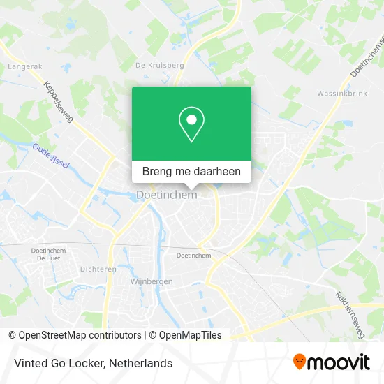 Vinted Go Locker kaart