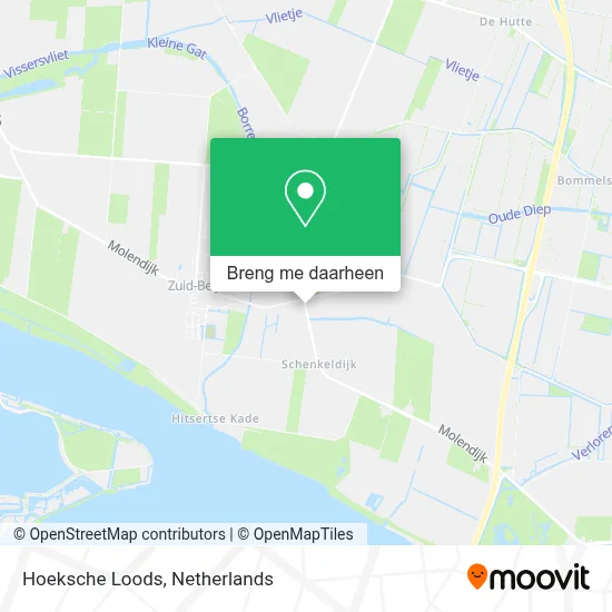 Hoeksche Loods kaart