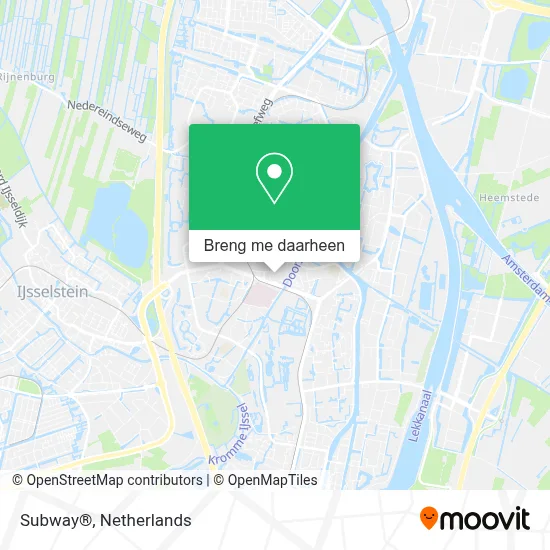 Subway® kaart
