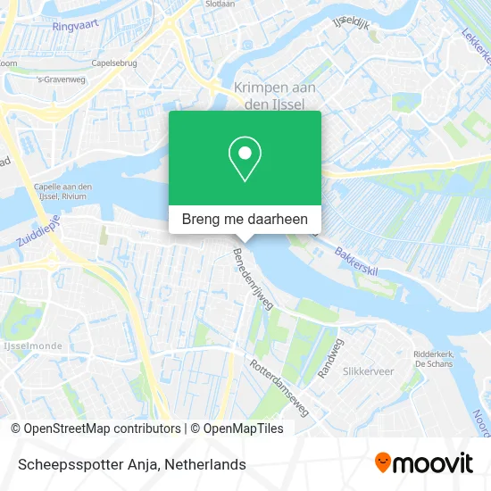 Scheepsspotter Anja kaart