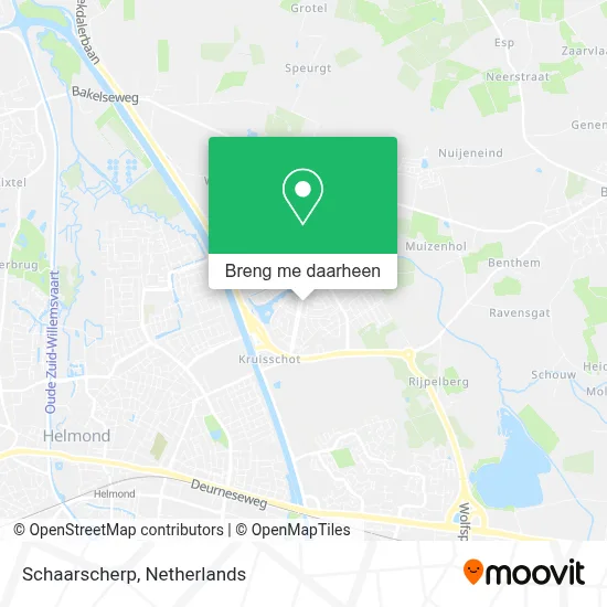 Schaarscherp kaart