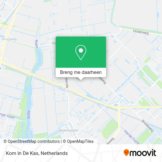 Kom In De Kas kaart