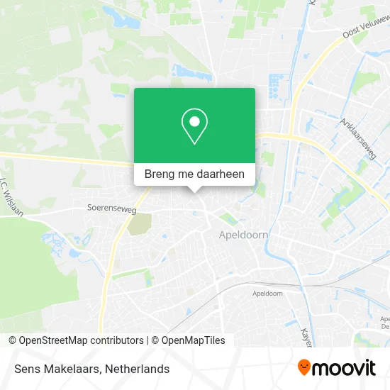 Sens Makelaars kaart