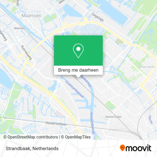 Strandbaak kaart