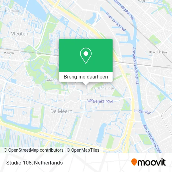 Studio 108 kaart