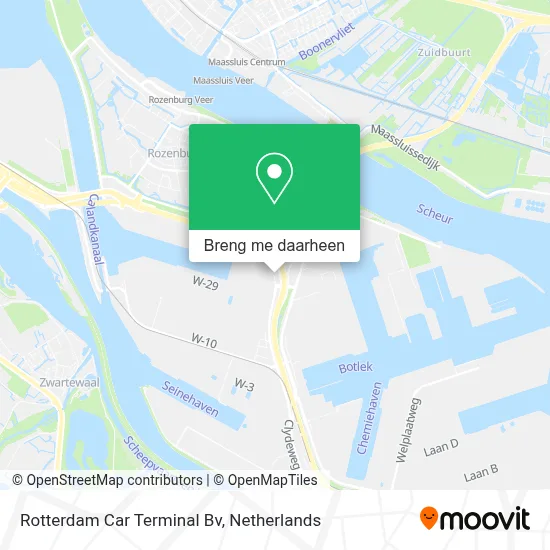 Rotterdam Car Terminal Bv kaart