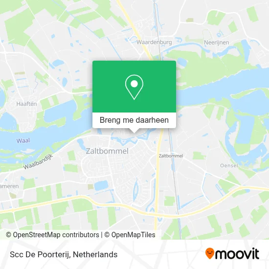 Scc De Poorterij kaart