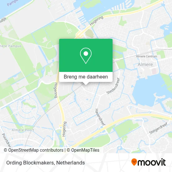 Ording Blockmakers kaart
