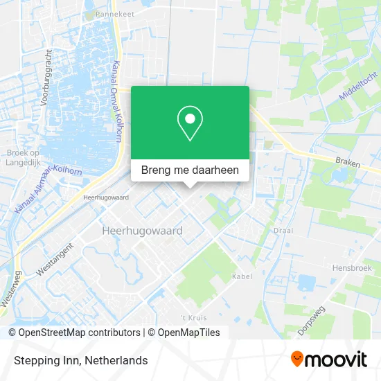 Stepping Inn kaart
