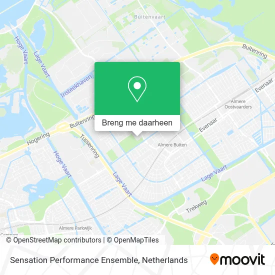 Sensation Performance Ensemble kaart