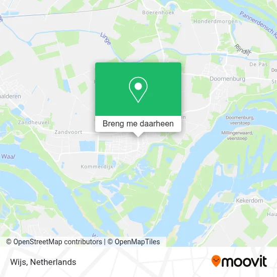 Wijs kaart