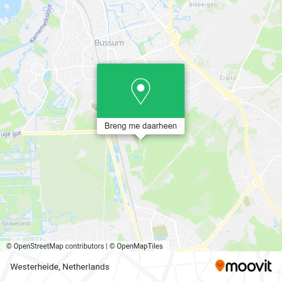 Westerheide kaart