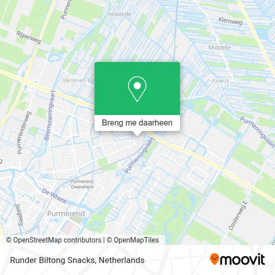 Runder Biltong Snacks kaart