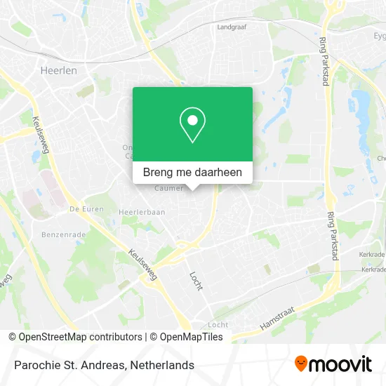 Parochie St. Andreas kaart