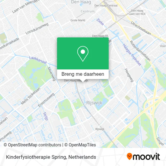 Kinderfysiotherapie Spring kaart