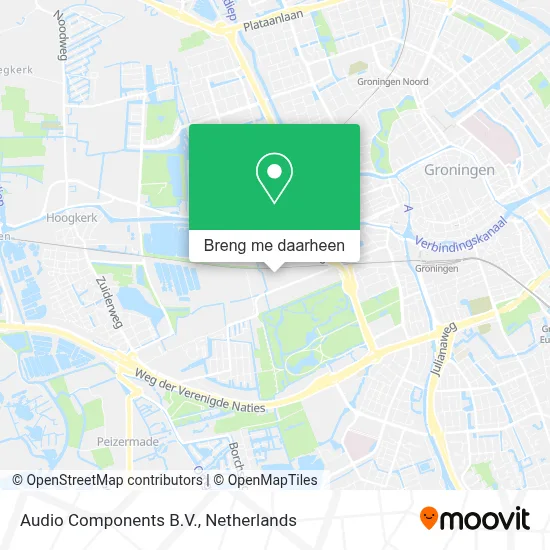 Audio Components B.V. kaart