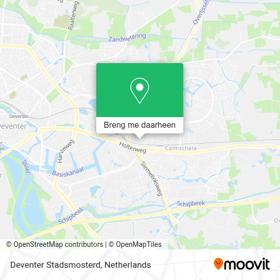 Deventer Stadsmosterd kaart