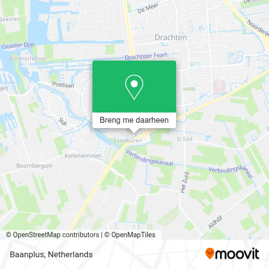Baanplus kaart