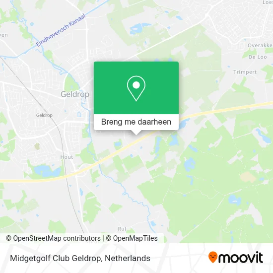 Midgetgolf Club Geldrop kaart