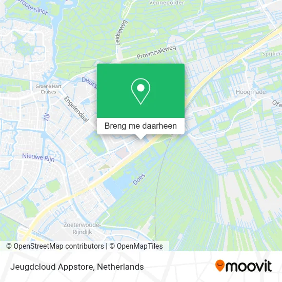 Jeugdcloud Appstore kaart