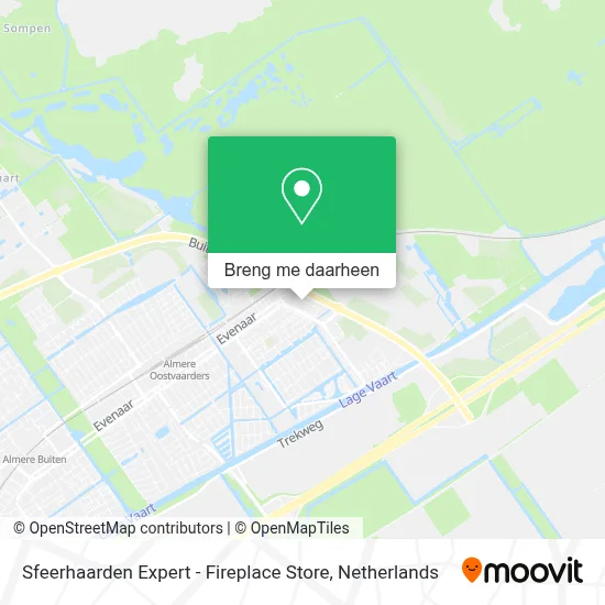 Sfeerhaarden Expert - Fireplace Store kaart