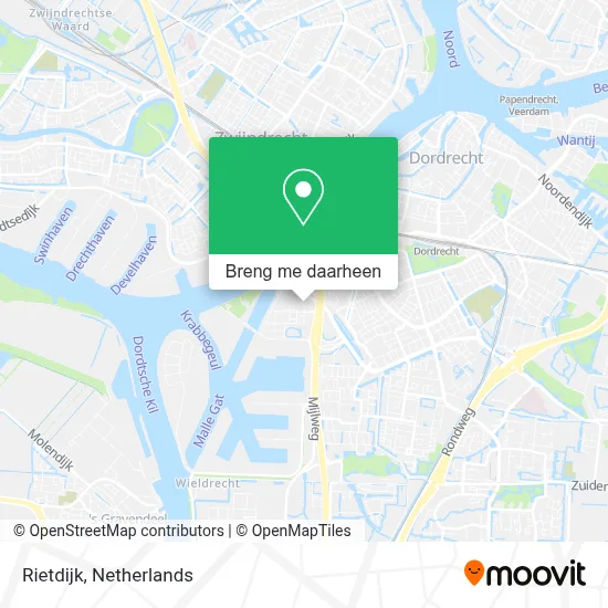 Rietdijk kaart