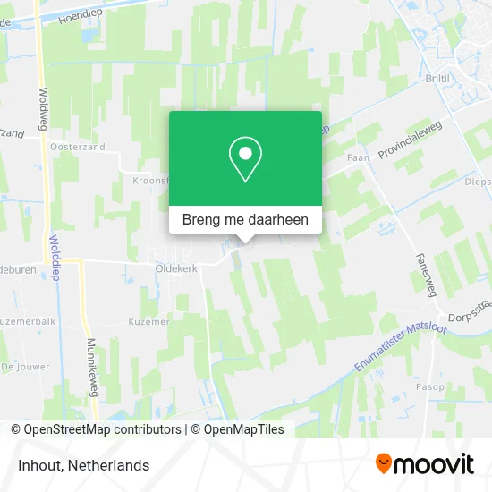 Inhout kaart