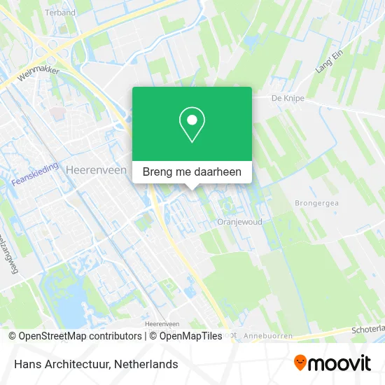 Hans Architectuur kaart