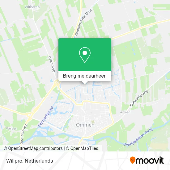 Willpro kaart