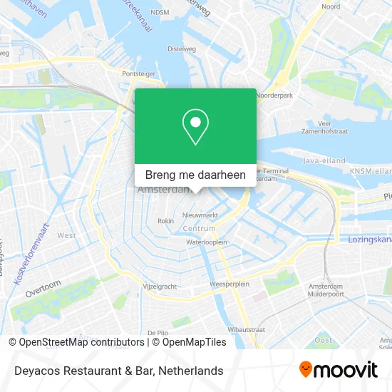 Deyacos Restaurant & Bar kaart