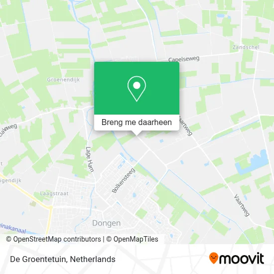 De Groentetuin kaart