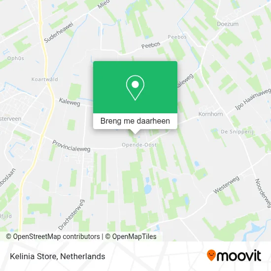 Kelinia Store kaart