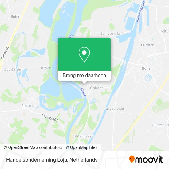 Handelsonderneming Loja kaart