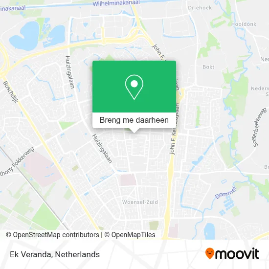 Ek Veranda kaart