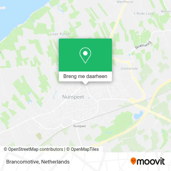 Brancomotive kaart